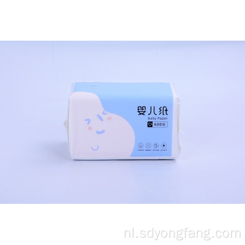 Baby Tissue Facial Sanitair Papier met Mooi Blauw Pakket